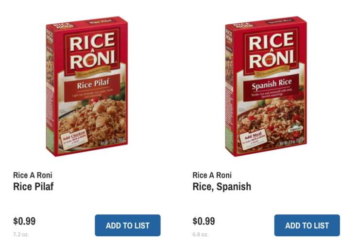 Wegmans Coupon Deal Rice A Roni Only 62 wegmans-coupon-deal-rice-a-roni-only-62