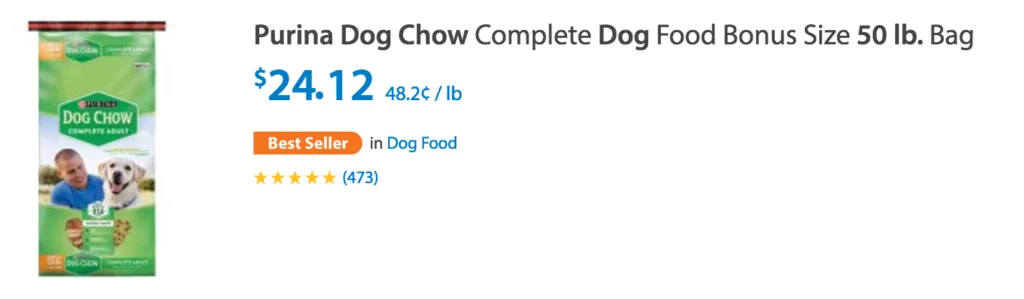 Walmart Deals Dog Chow