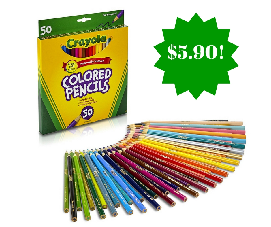 Amazon: Crayola Colored Pencils Only $5.90