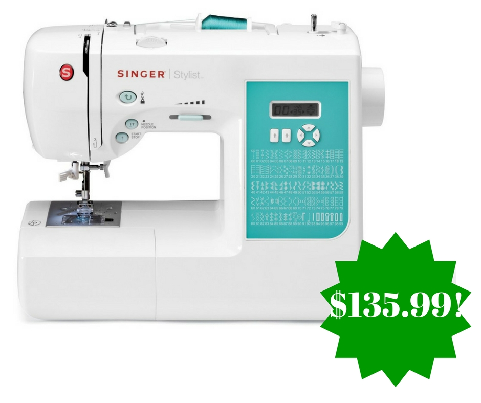 Amazon: SINGER 7258 100-Stitch Computerized Sewing Machine Only $135.99 (Reg. $300, Today Only)