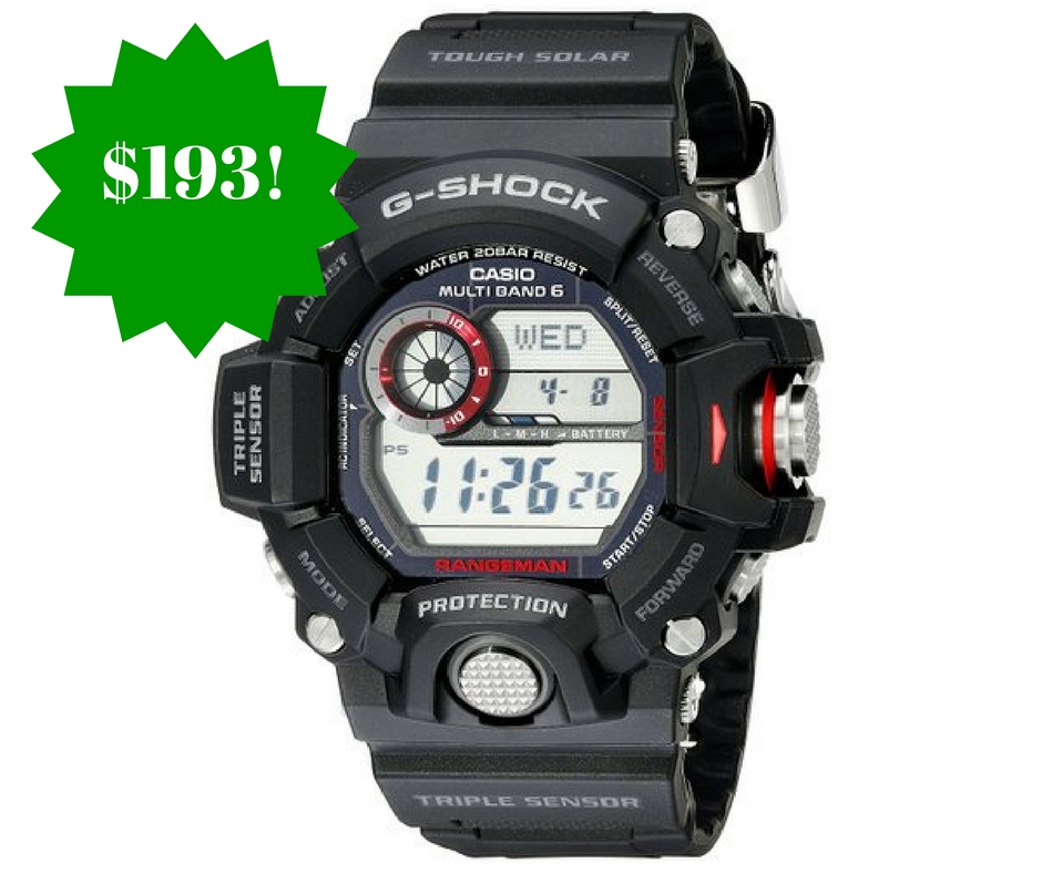 Amazon: Casio Men's Master of G Digital Solar Watch Only $193 Shipped