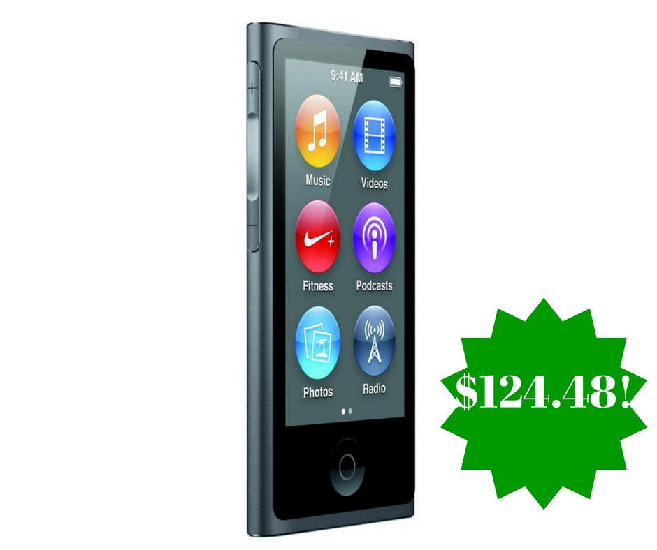 Amazon: Apple iPod Nano 16GB Space Gray Only $124.48 Shipped