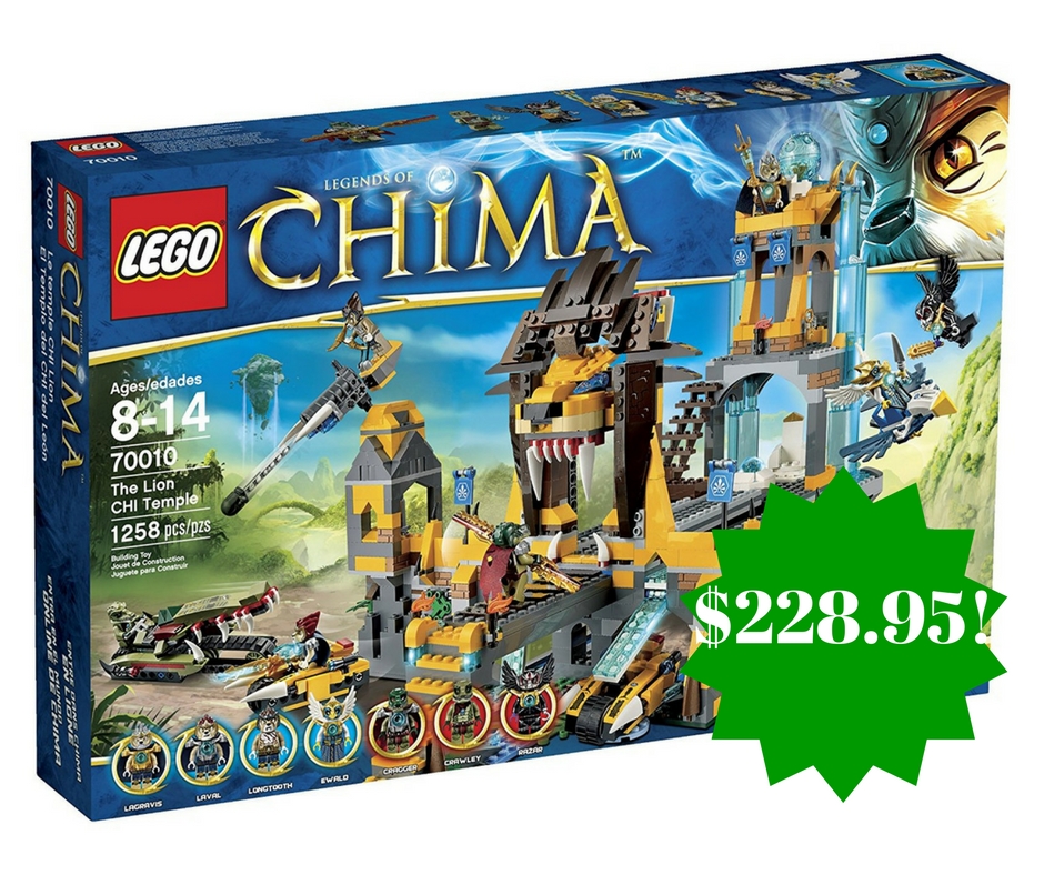 Amazon: LEGO Chima 70010 The Lion CHI Temple Only $228.95 Shipped