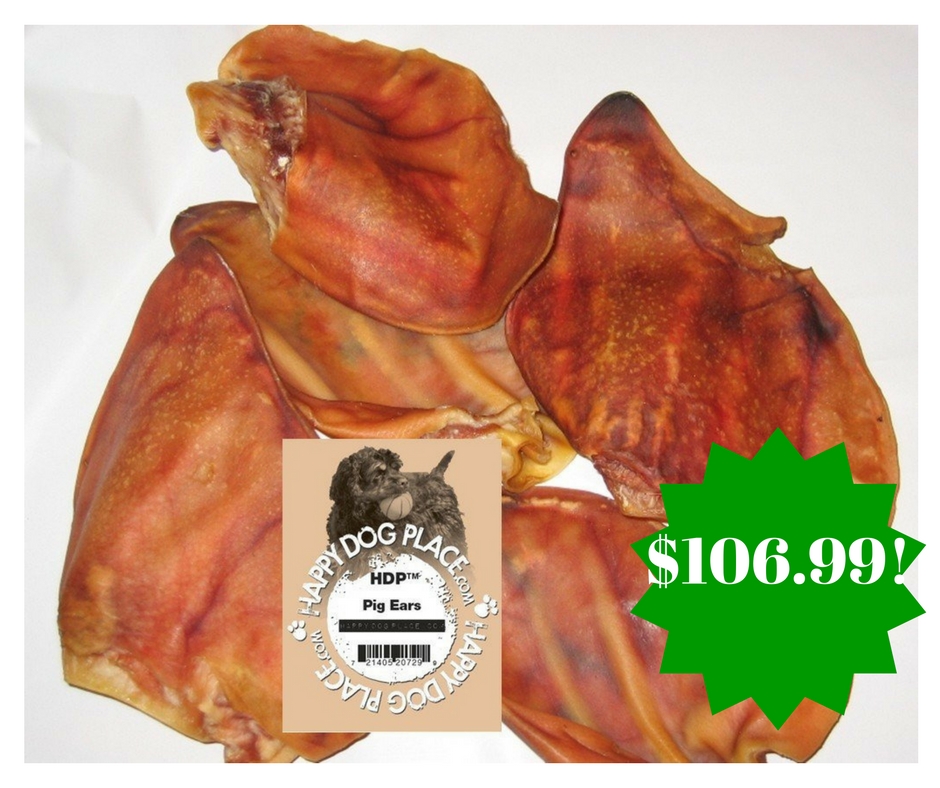 Amazon: HDP Large Roasted Pig Ears Only $106.99 Shipped