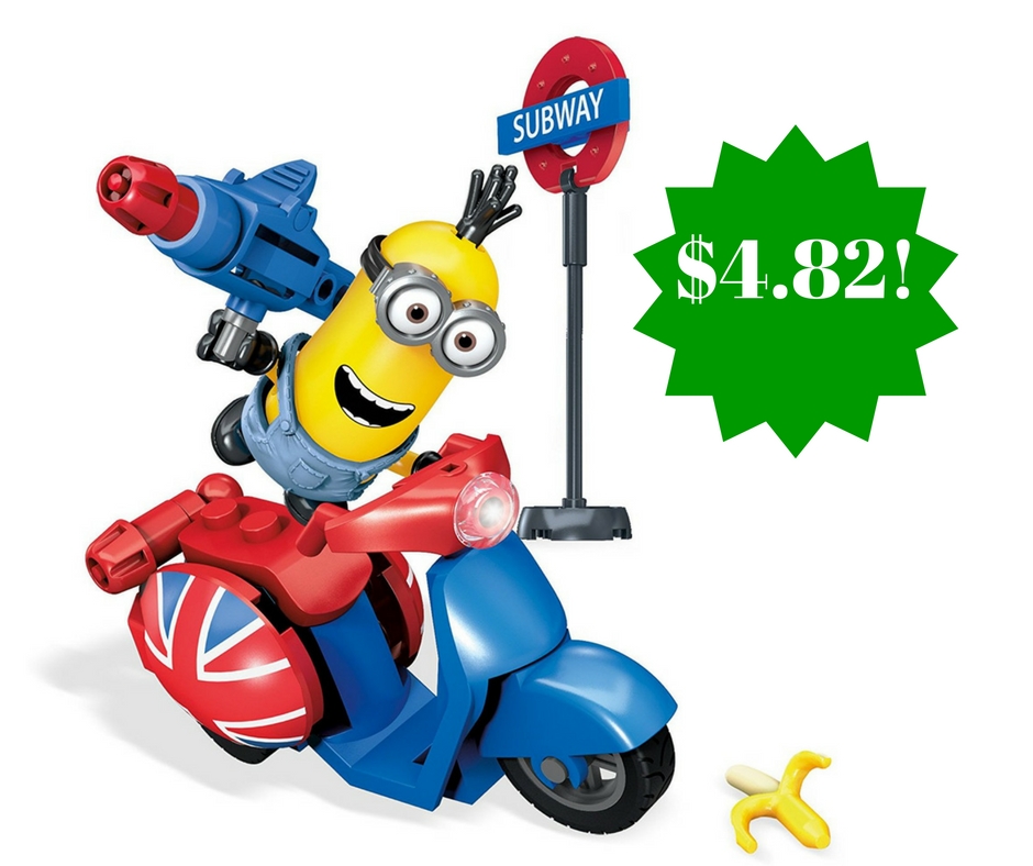 Amazon: Mega Bloks Minions Scooter Escape Only $4.82 (Reg. $11)