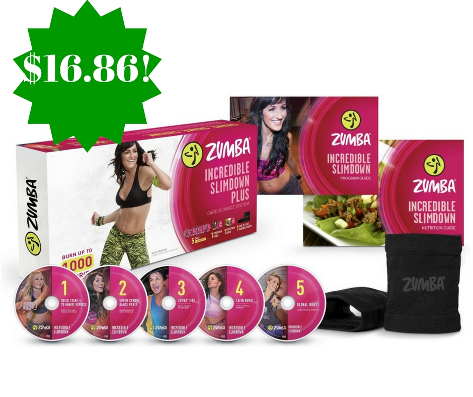 Amazon: Zumba Fitness Incredible Slimdown DVD System Only $16.86 (Reg. $25)