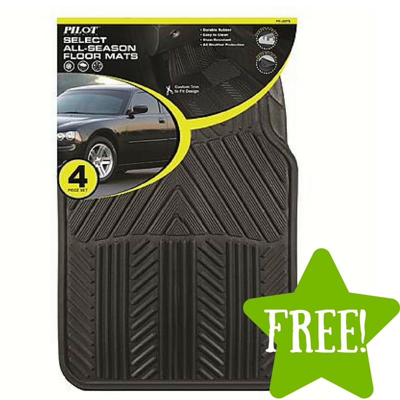 Sears: FREE Pilot Automotive All Season 4 pc. Rubber Floor Mat Set After Points