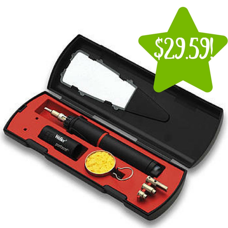 Sears: Weller/Portasol Cordless Butane Solder Kit Only $29.59 (Reg. $60)