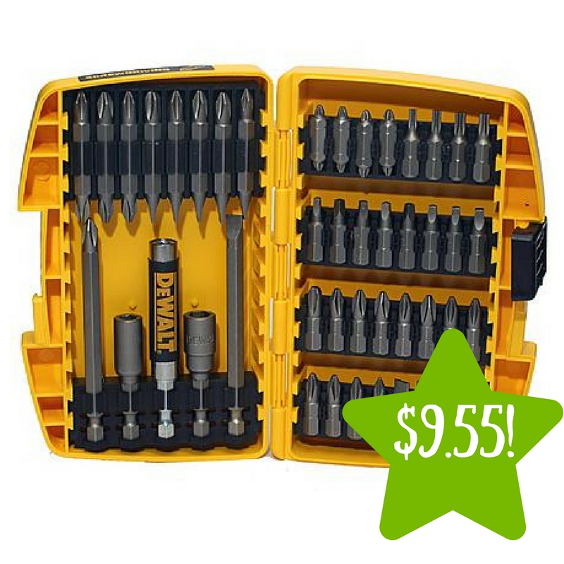 Sears: DeWalt 45 pc. Screwdriving Bit Set w/ Case Only $9.55 (Reg. $15)