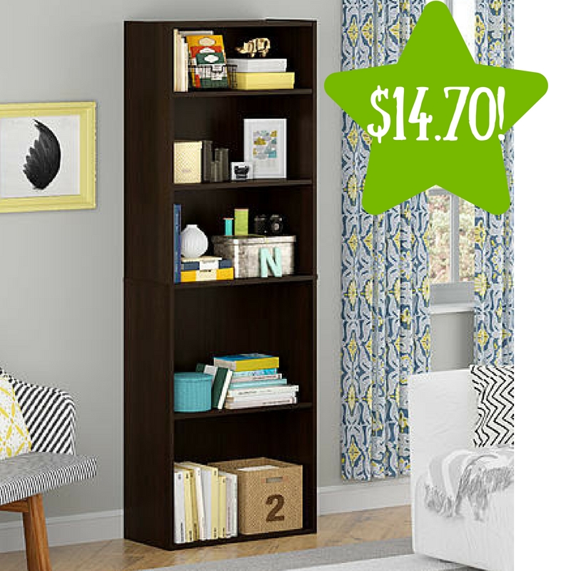 Kmart Good To Go 5 Shelf Bookcase Only 14.70 After Points(Reg. 39)