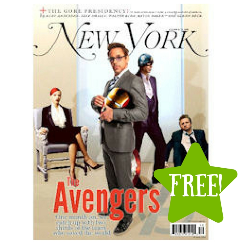 FREE Subscription to New York Magazine