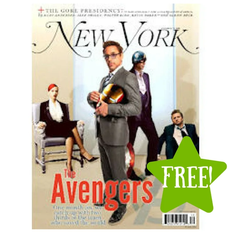 FREE Subscription to New York Magazine FREE Subscription to New York Magazine