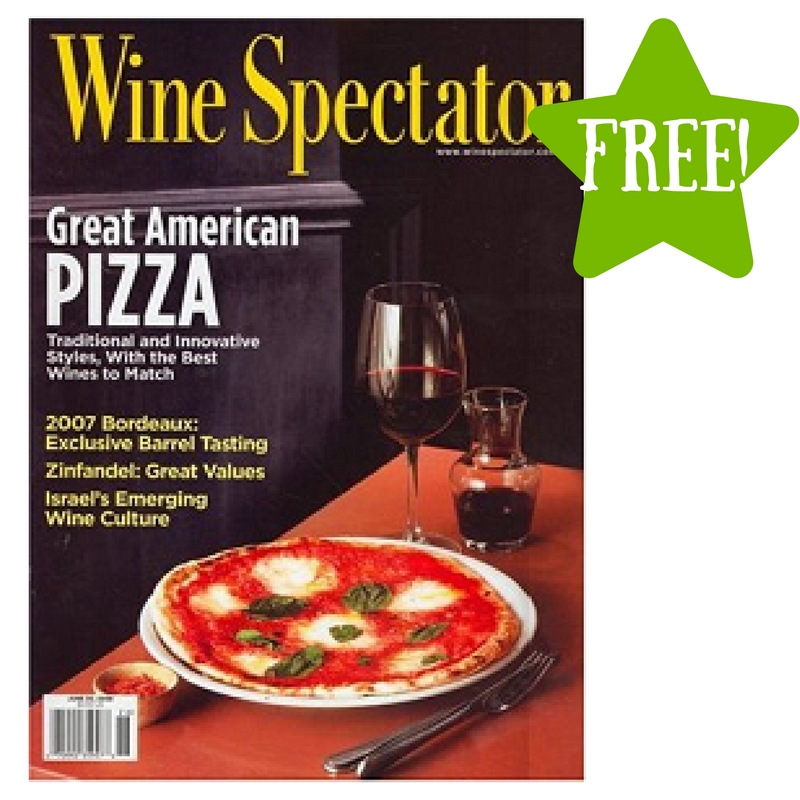 Freebies Offer: FREE Wine Spectator Magazine Subscription