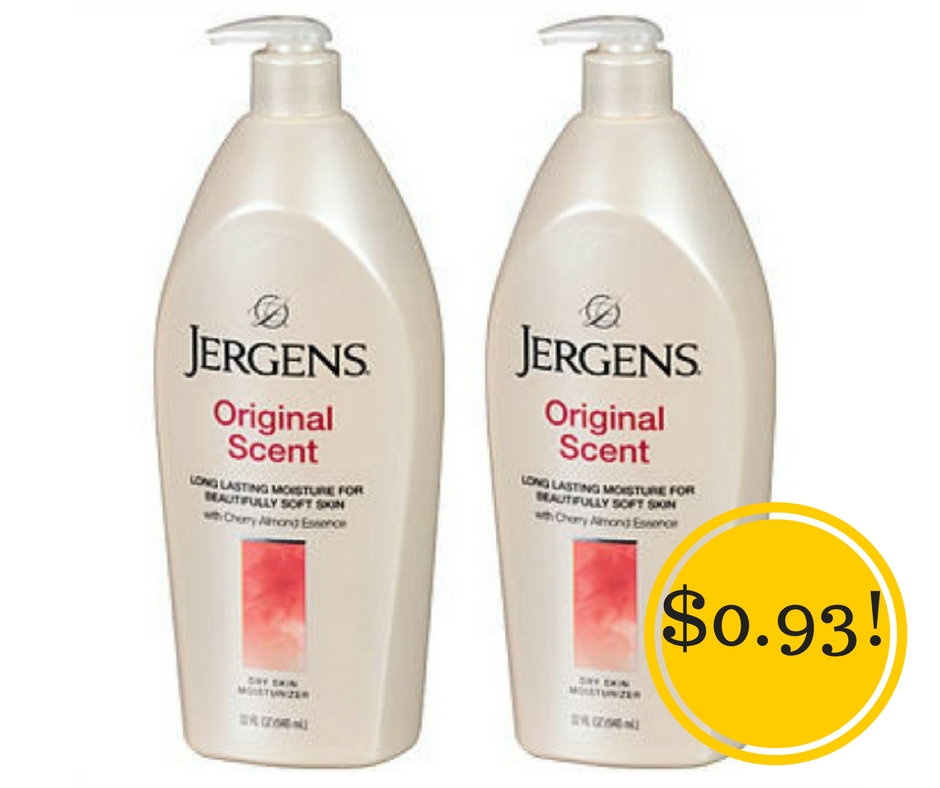 Target Jergen’s Original Scent Moisturizing Lotion Only 0.93