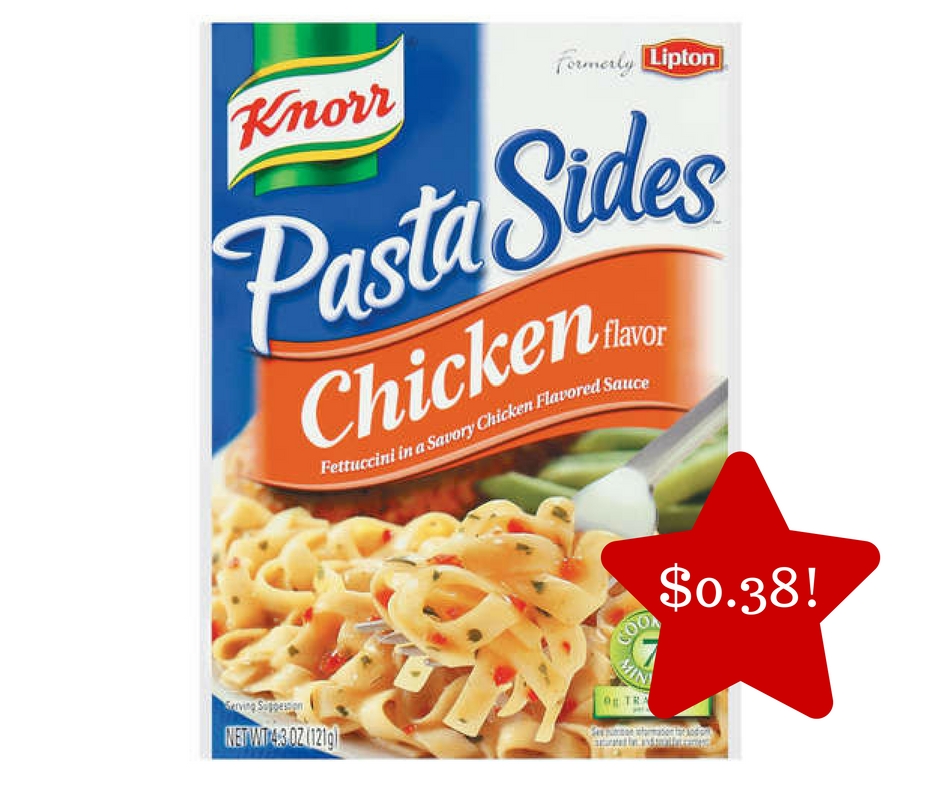 Tops: Knorr Sides Only $0.38