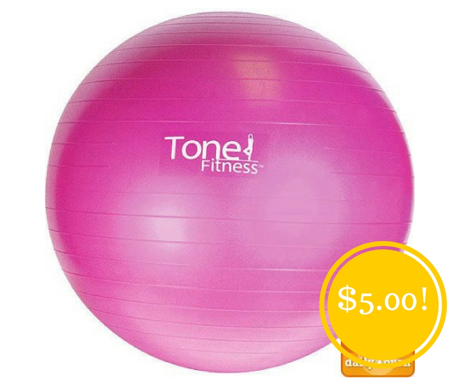 Walmart: Tone Fitness Anti-burst Stability Ball Only $5 (Reg. $10)