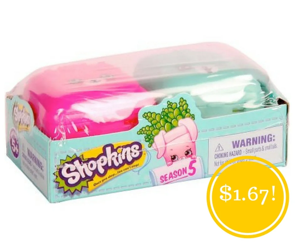 Walmart: Shopkins 2pk, Season 5 Only $1.67 (Reg. $3) Walmart: Shopkins 2pk, Season 5 Only $1.67 (Reg. $3)