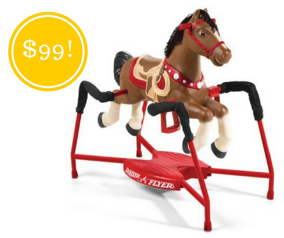 Walmart: Radio Flyer Blaze Interactive Spring Horse Ride-On Only $99 Shipped