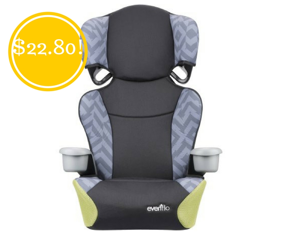 Walmart: Evenflo Big Kid Sport High Back Booster Seat Only $22.88 (Reg. $60)