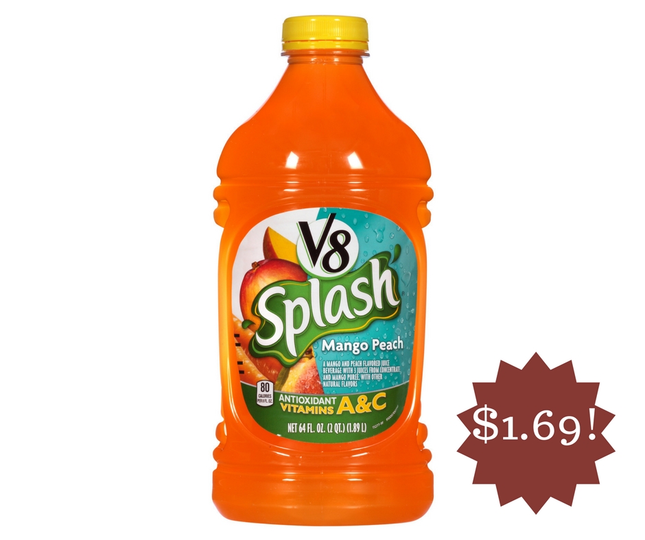 Wegmans: V8 Splash Only $1.69