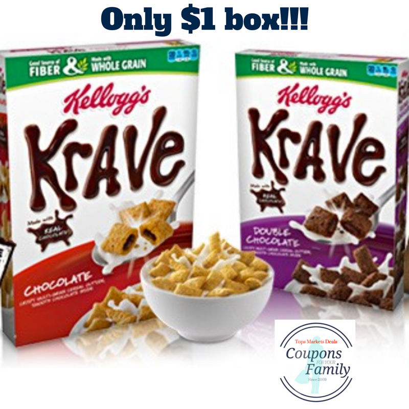 Kelloggs Krave Cereal Coupon