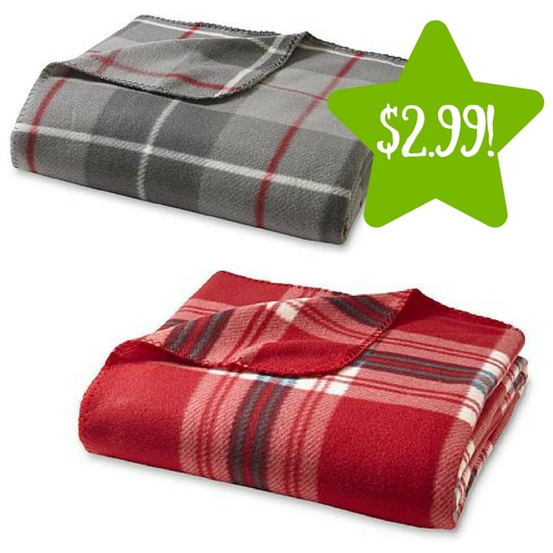 Kmart: Cannon Fleece Throws Only $2.99 (Reg. $10) |