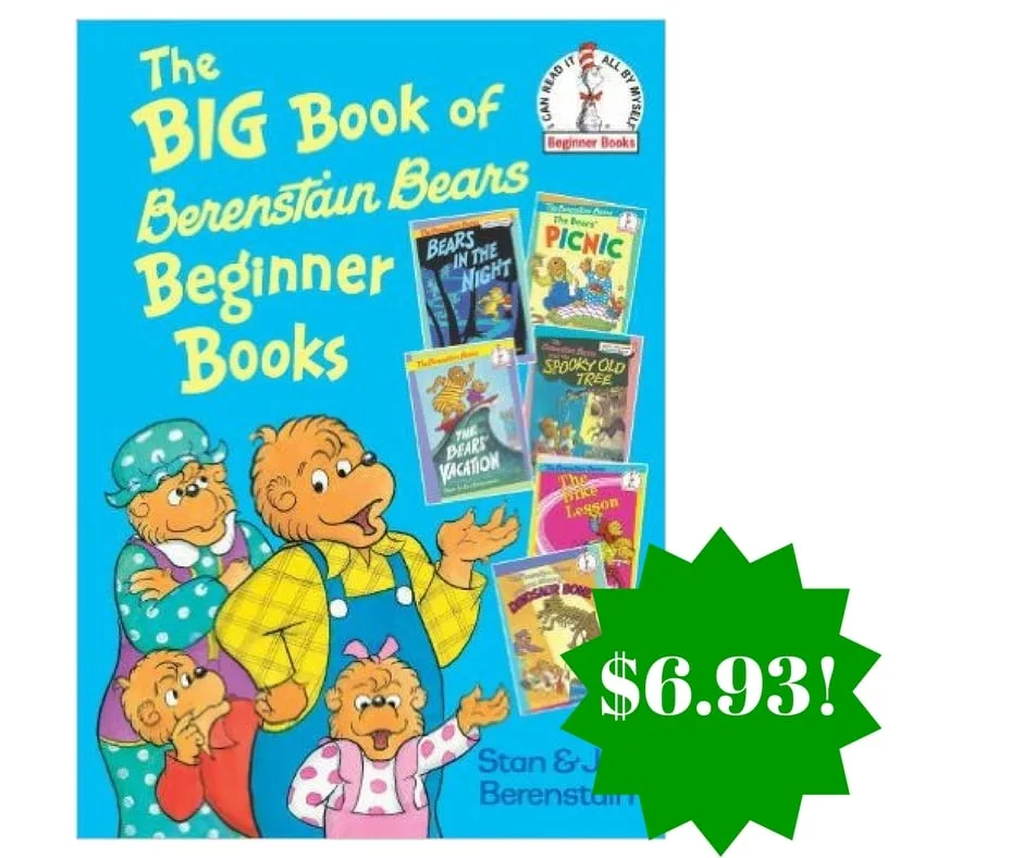 Amazon: The Big Book of Berenstain Bears Beginner Books Only $6.93 (Reg. $17) Amazon: The Big Book of Berenstain Bears Beginner Books Only $6.93 (Reg. $17)