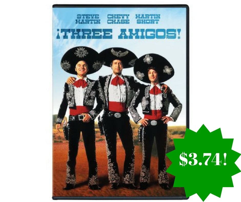 Amazon: Three Amigos DVD Only $3.74 (Reg. $6)