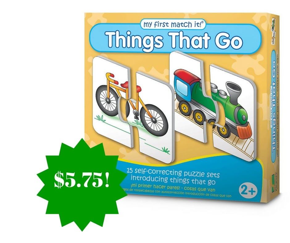 Amazon: My First Match It Things That Go Only $5.75 (Reg. $12)