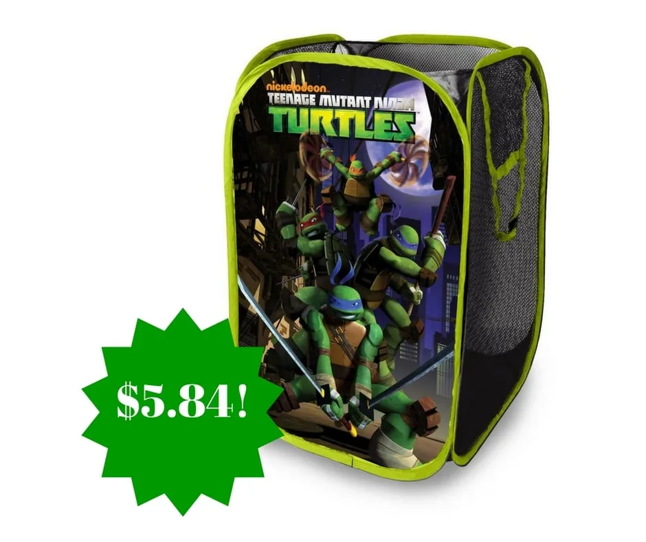 Amazon: Nickelodeon Teenage Mutant Ninja Turtles Pop Up Hamper Only $5.84 Amazon: Nickelodeon Teenage Mutant Ninja Turtles Pop Up Hamper Only $5.84