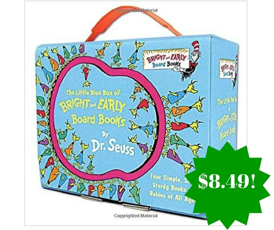 Amazon: The Little Blue Box of Bright and Early Board Books by Dr. Seuss Only $8.49 (Reg. $20) Amazon: The Little Blue Box of Bright and Early Board Books by Dr. Seuss Only $8.49 (Reg. $20)