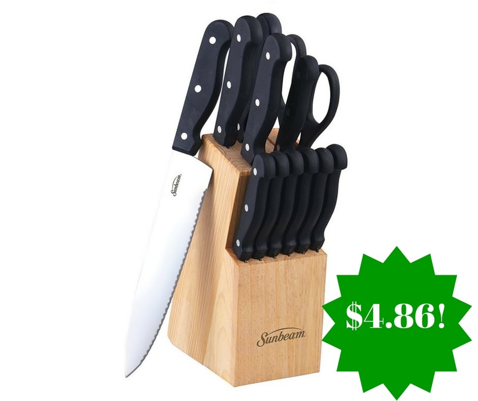 Amazon: Sunbeam Westmont 13-Piece Cutlery Set Only $4.86
