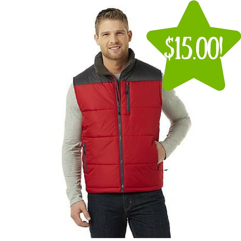 Sears: Outdoor Life Men's Puffer Vest Only $15 (Reg. $50)