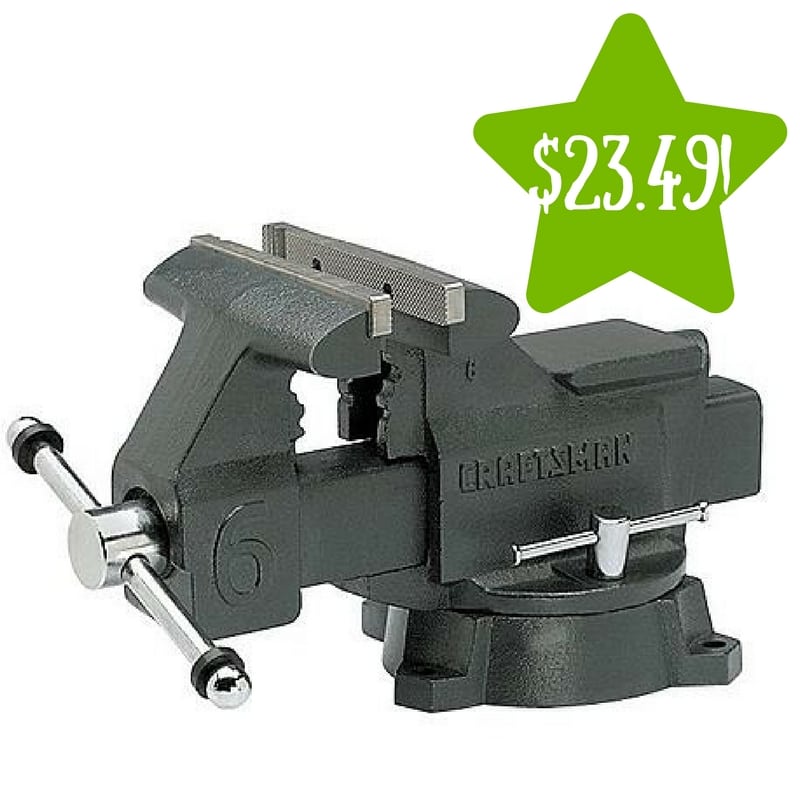 Sears: Craftsman 6 in. Bench Vise Only $23.49 After Points (Reg. $110)