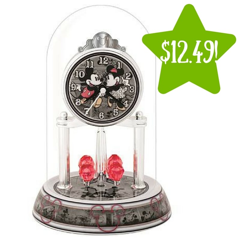 Kmart: Disney Minnie and Mickey Anniversary Clock Only $12.49 (Reg. $25)