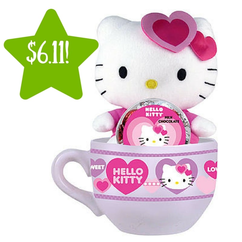 Kmart: 7" Valentine Hello Kitty Plush Mug and Candy Only $6.11