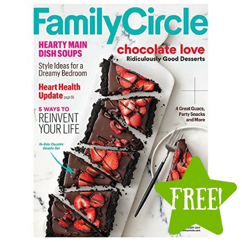 FREE Family Circle Magazine Subscription