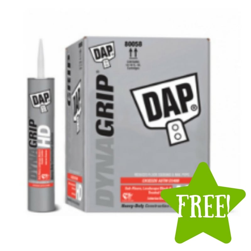 FREE Case of DAP Construction Adhesive