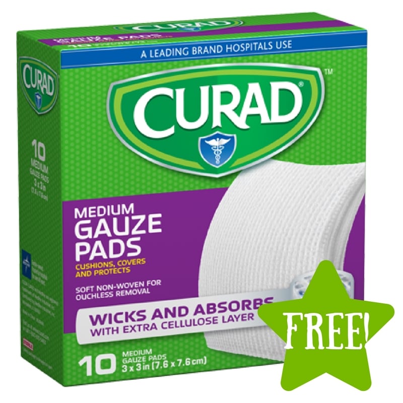 Dollar Tree: FREE Curad Gauze Pads