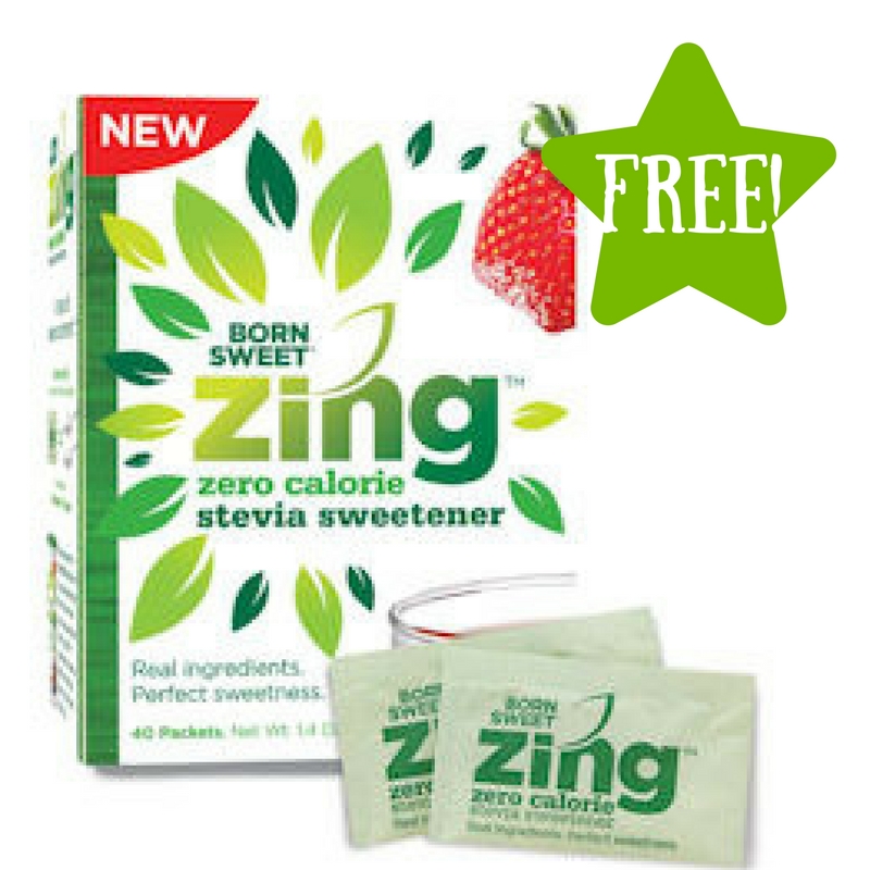 FREE Born Sweet Zing Zero Calorie Stevia Sweetener Sample