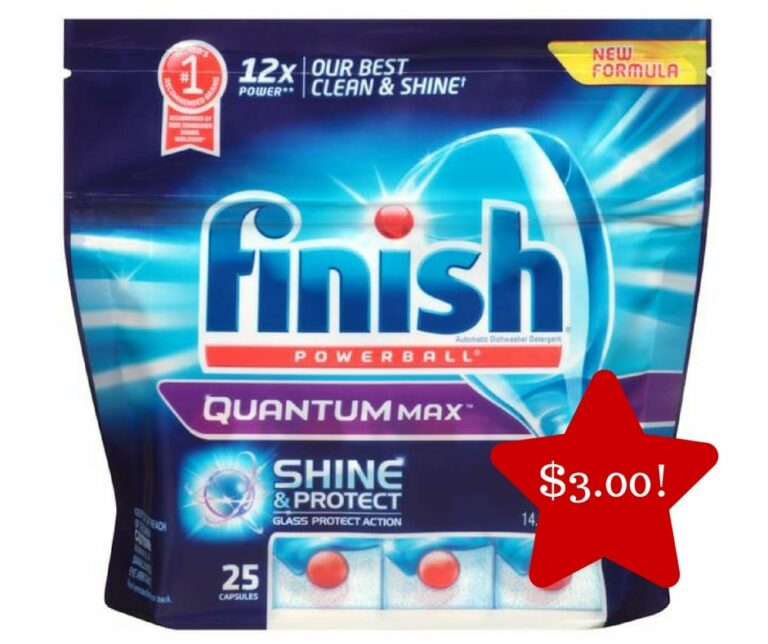 Tops Finish Quantum Powerball Tabs Only 3.00