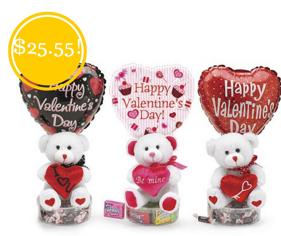 Walmart: Teddy Bear Hugs Valentine Gift Basket Only $25.55 (Reg. $43)