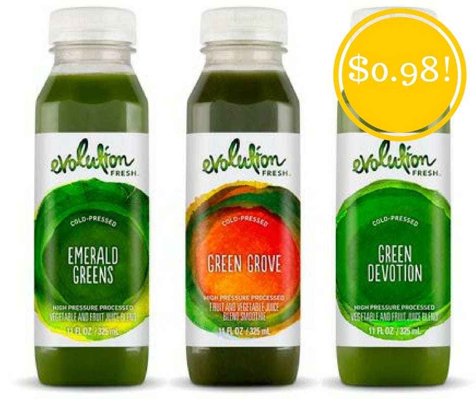 Walmart Evolution Fresh ColdPressed Juice Just 0.98