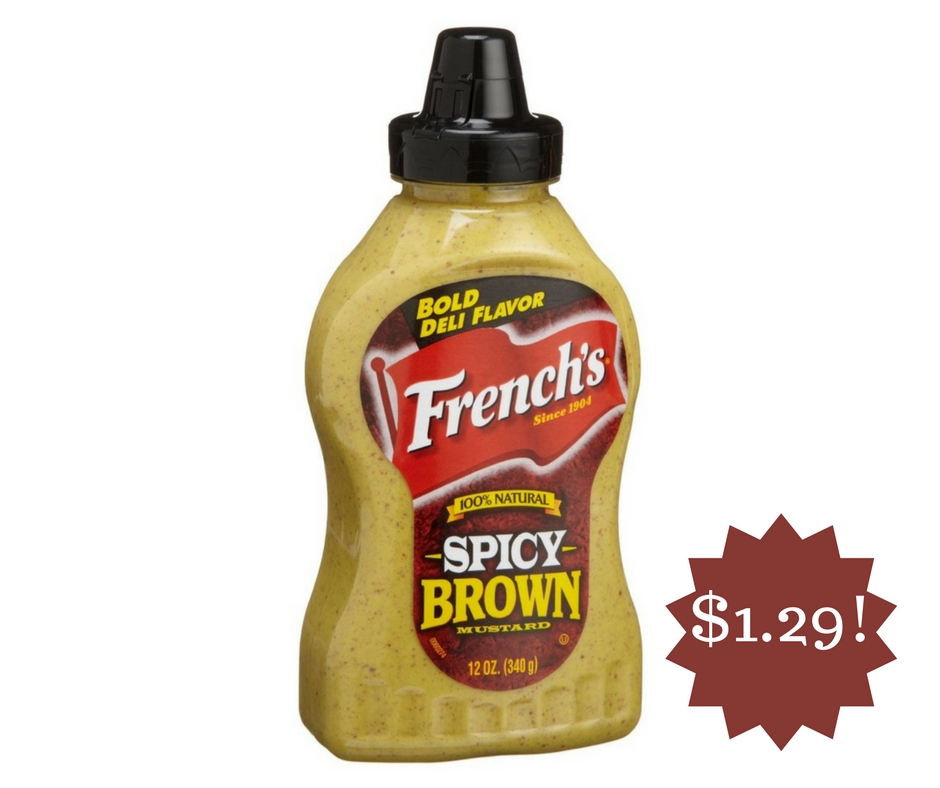 Wegmans: French's Spicy Brown Mustard Only $1.29