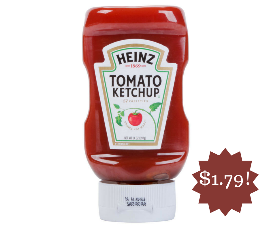 Wegmans: Heinz Ketchup Only $1.79