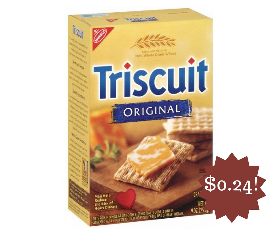 Wegmans: Nabisco Triscuit Crackers Only $0.24