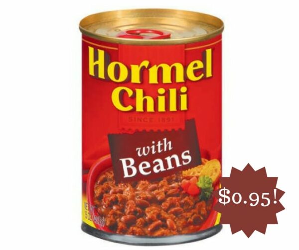 Wegmans Hormel Chili Only 0.95