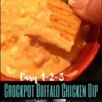 Easy Crockpot Buffalo Chicken Dip
