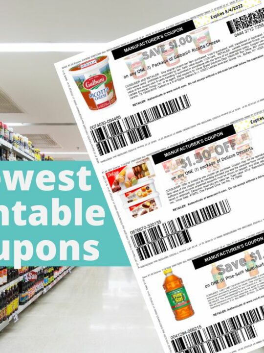 Newest Printable Coupons