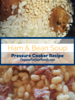 Pressure Cooker Ham & Bean Soup